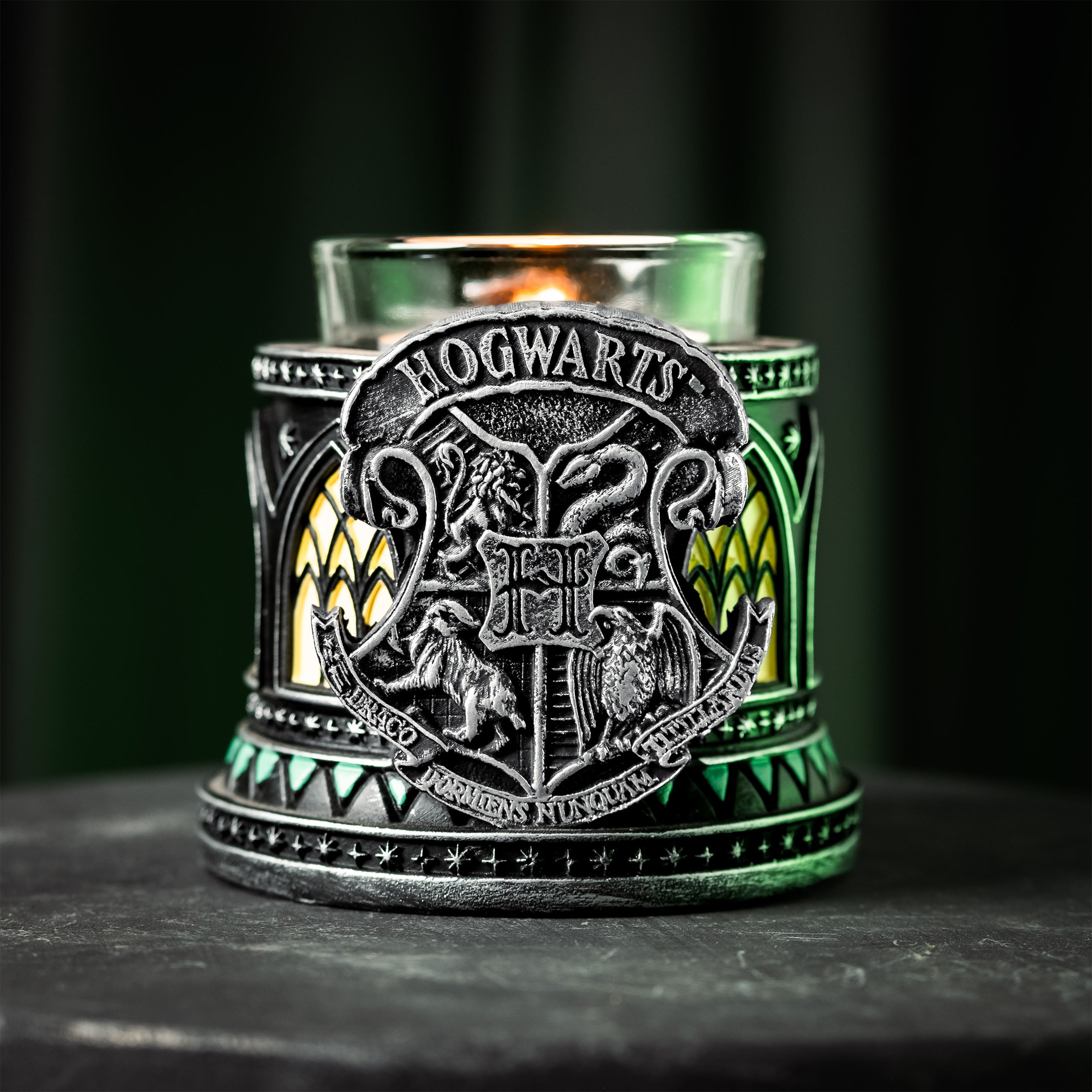 Produktbild Slytherin värmeljushållare - Harry Potter