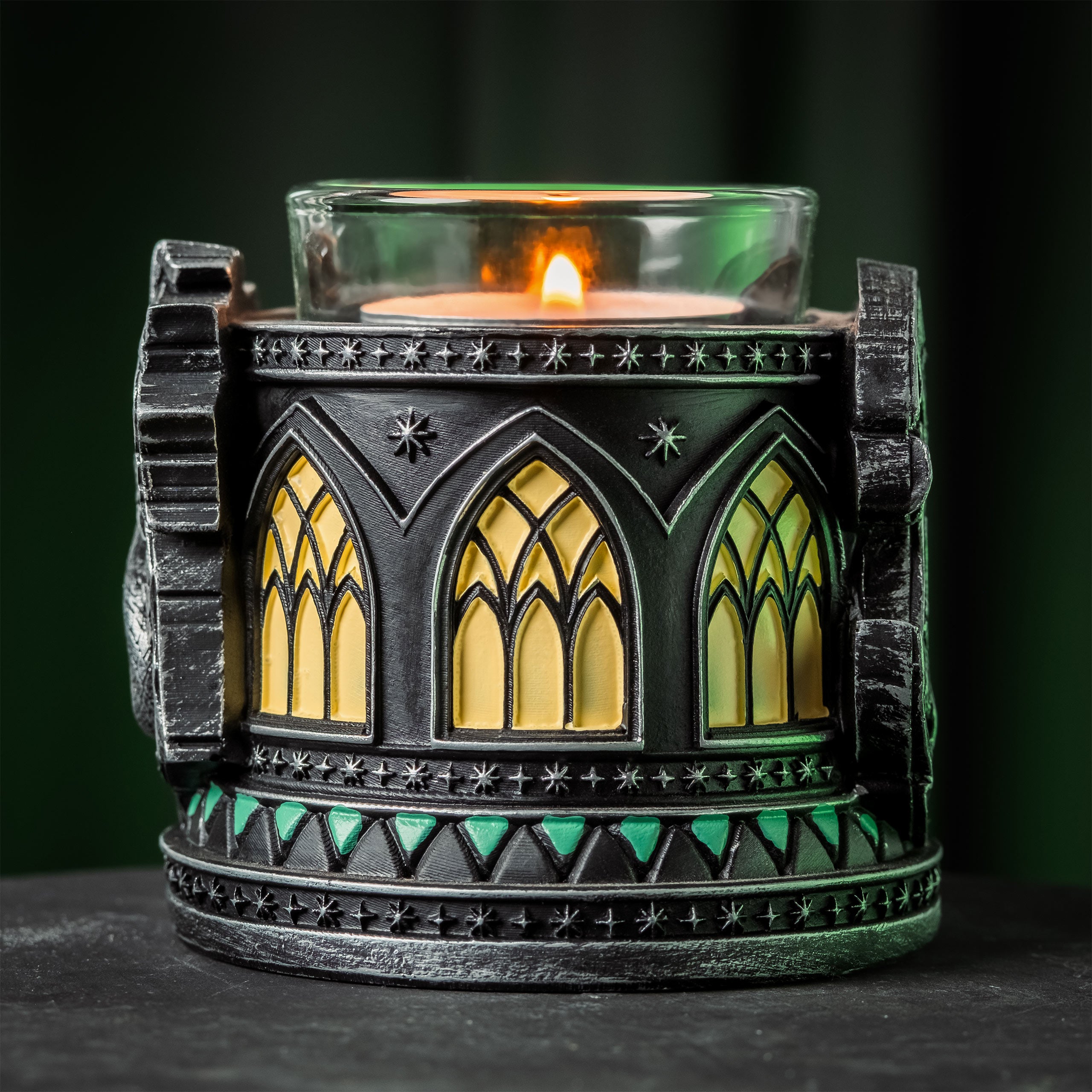 Produktbild Slytherin värmeljushållare - Harry Potter