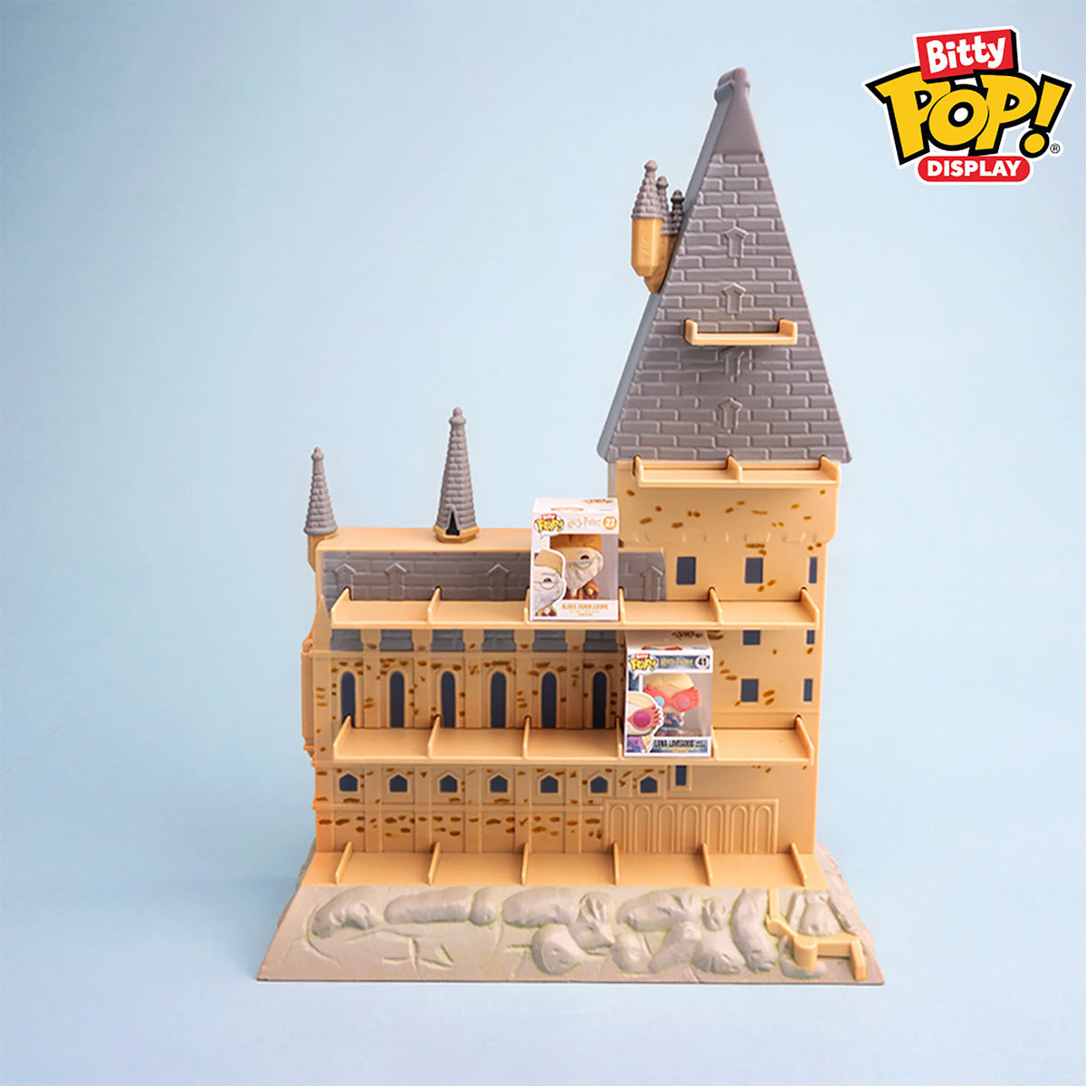 Produktbild Harry Potter - Hogwarts Slott Funko Bitty Pop Display med 2 figurer