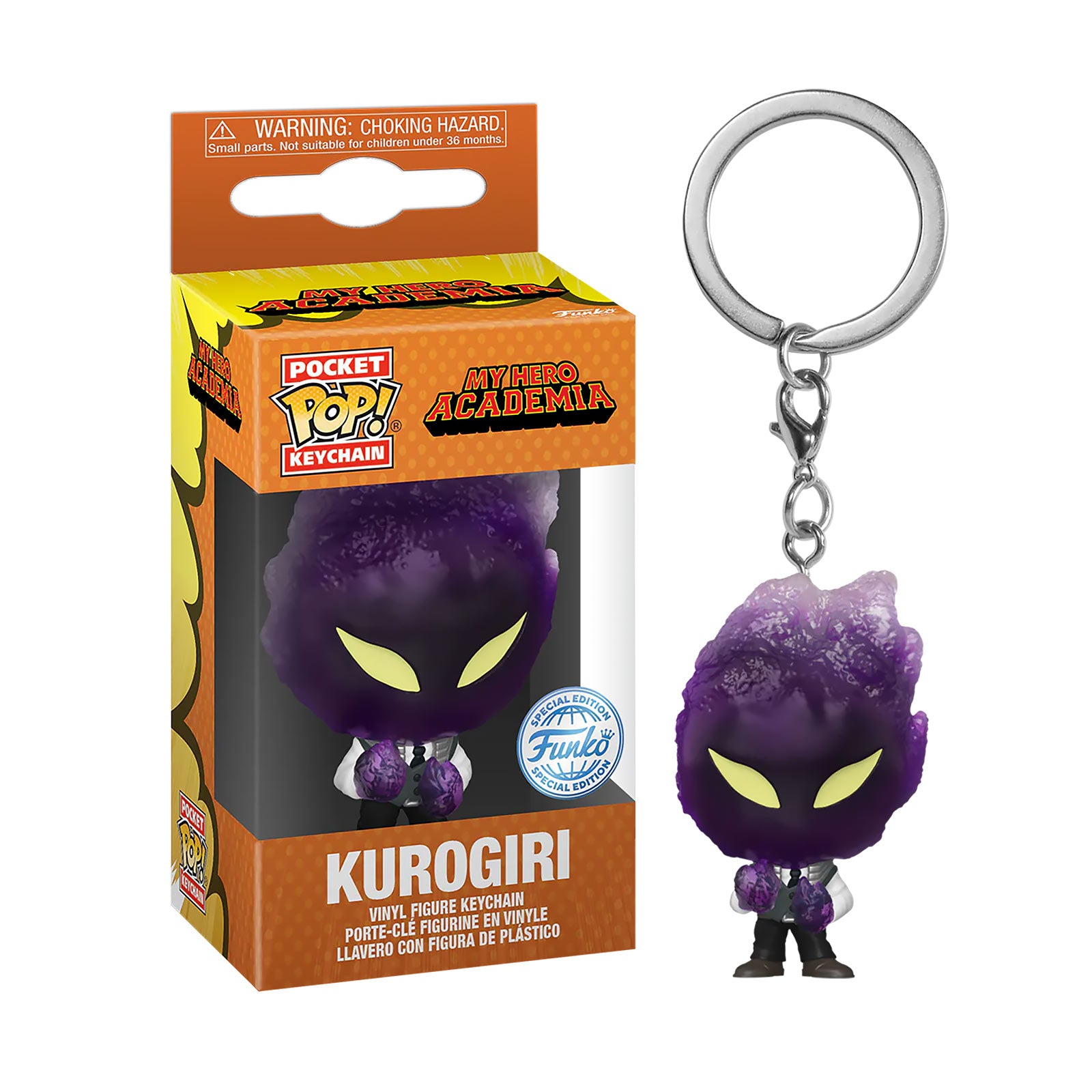 Produktbild My Hero Academia - Kurogiri (Hideout) Funko Pop nyckelring