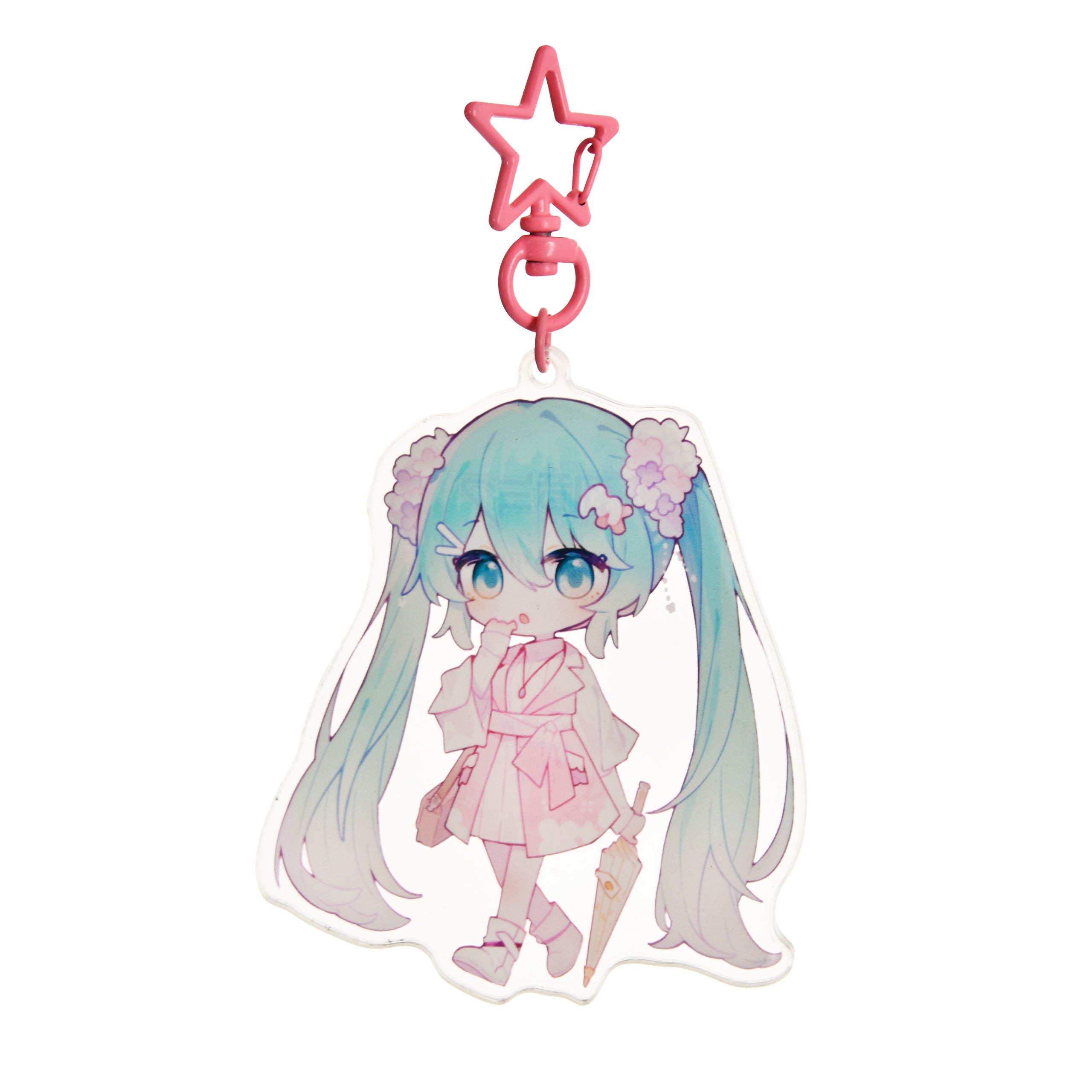 Produktbild Hatsune Miku - Kawaii Summer Time Akryl Nyckelring
