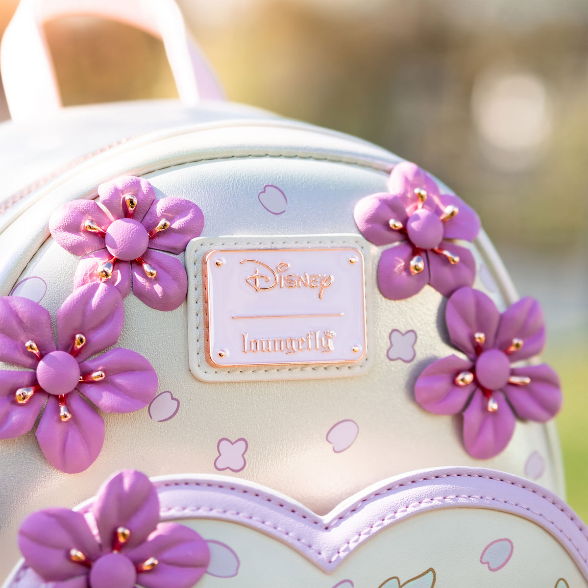 Produktbild Lilo & Stitch - Angel och Stitch Blommig Mini Ryggsäck