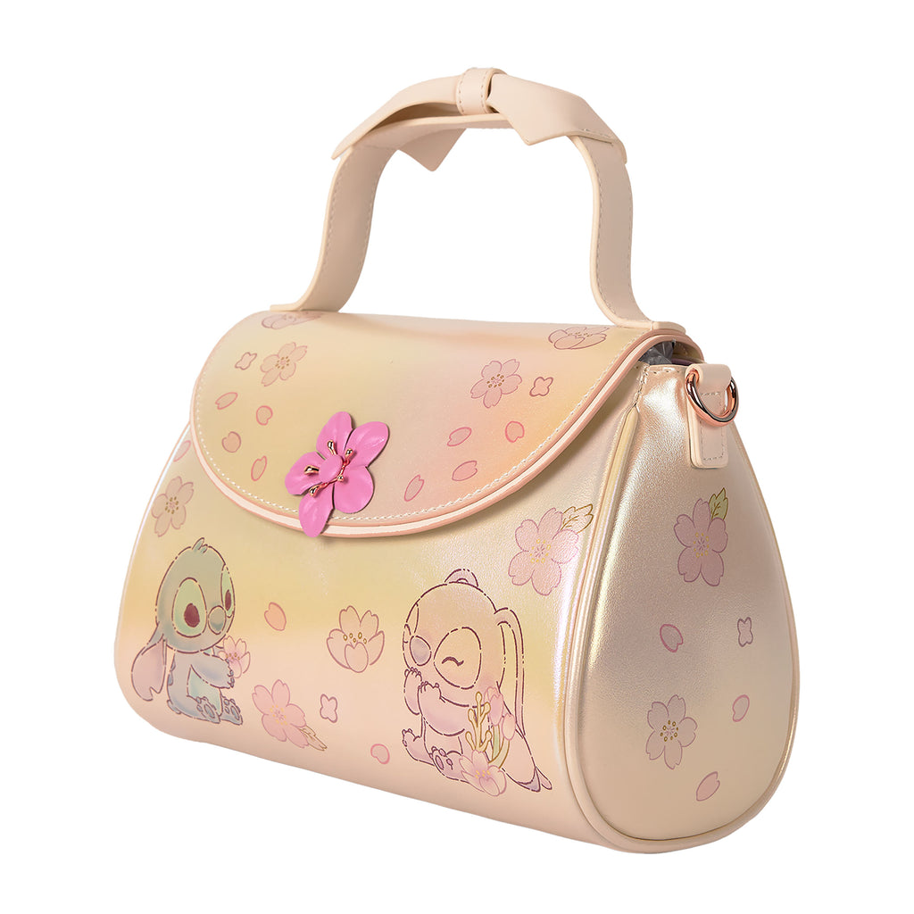 Produktbild Lilo & Stitch - Angel och Stitch handväska med blommotiv
