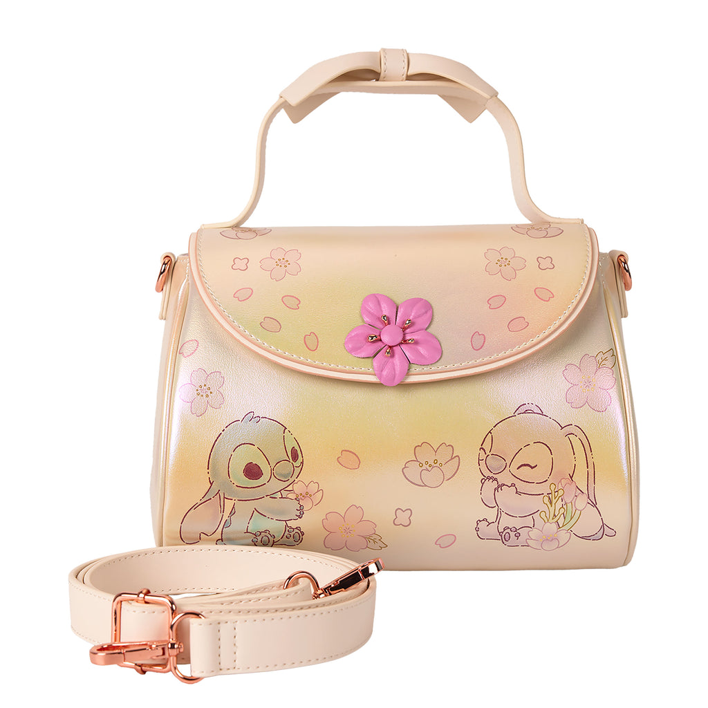 Produktbild Lilo & Stitch - Angel och Stitch handväska med blommotiv