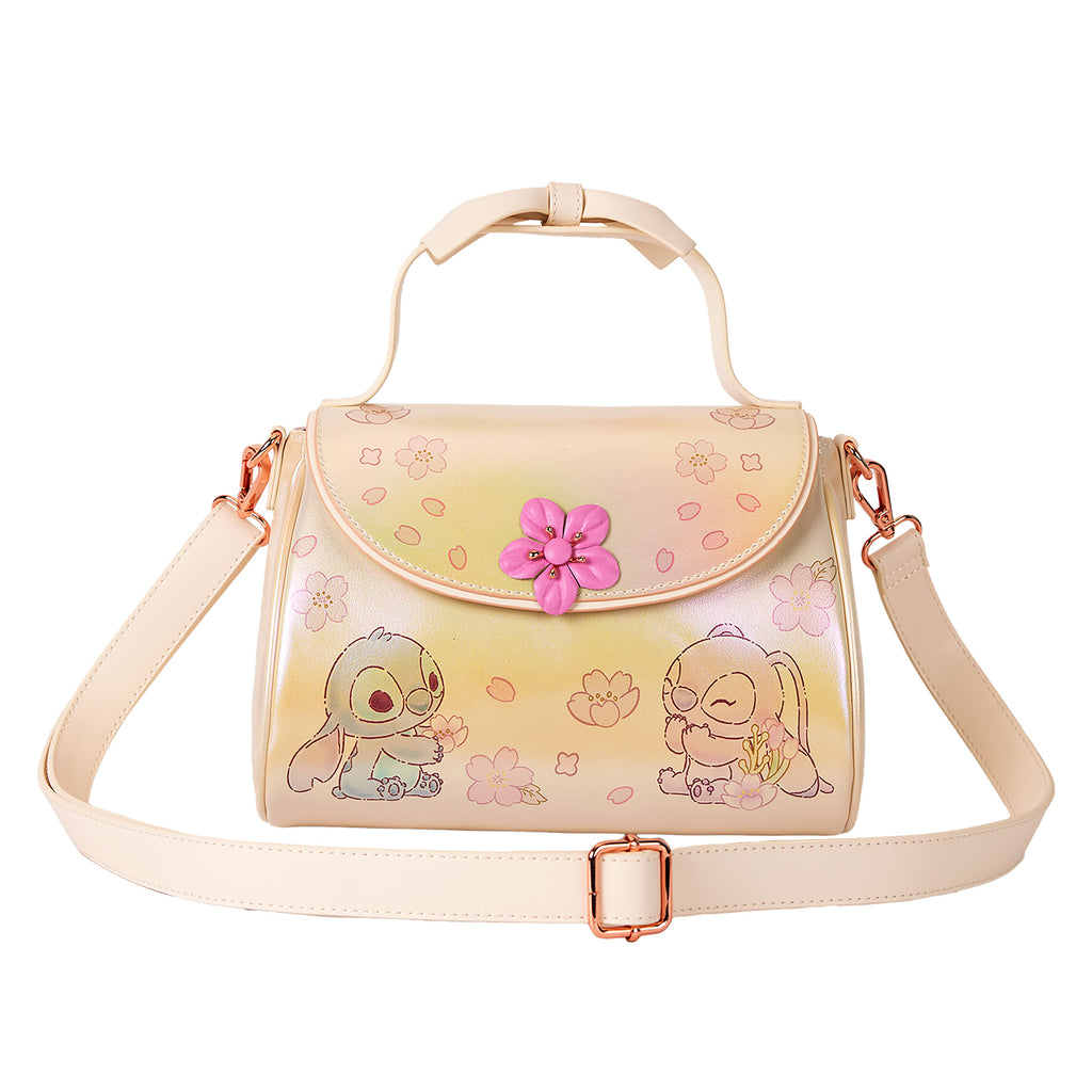 Produktbild Lilo & Stitch - Angel och Stitch handväska med blommotiv