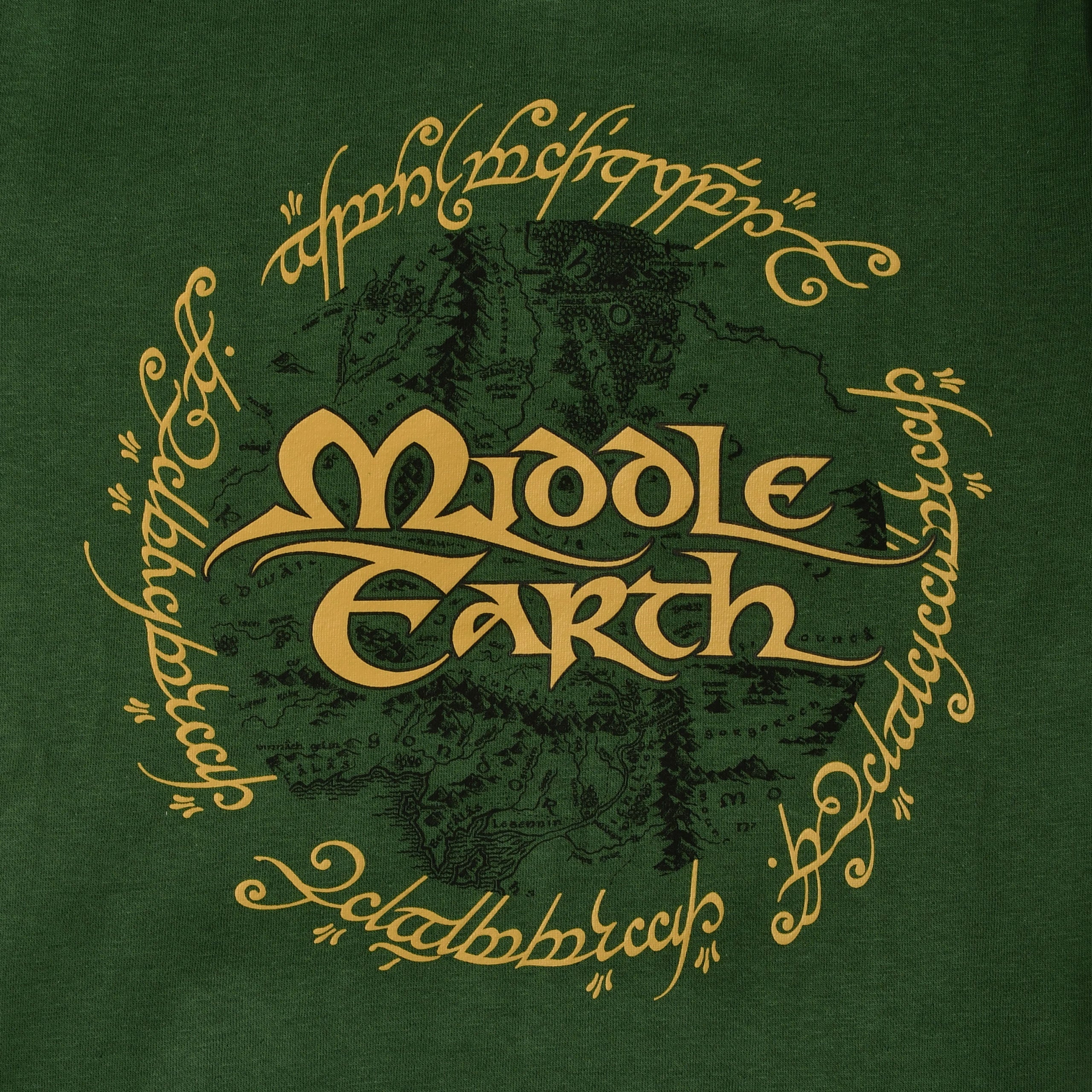 Product image The Lord of the Rings - Middle-earth Green Zip Hoodie