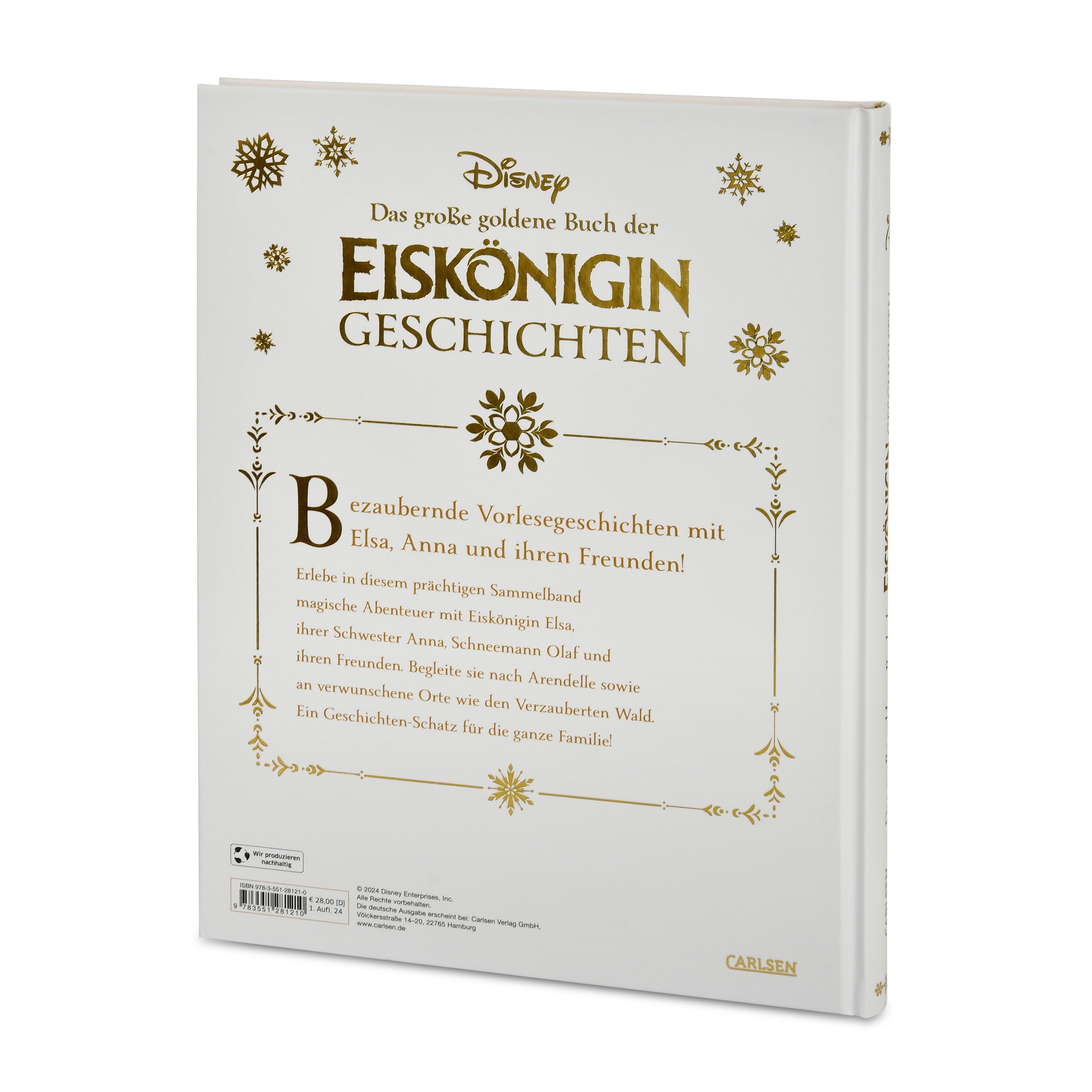 Produktbild Disney - Den stora gyllene boken med Frost-berättelser
