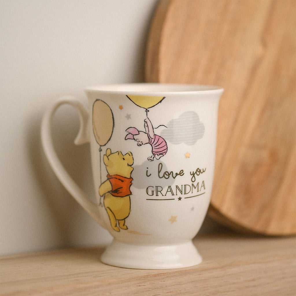 Produktbild Nalle Puh - Jag älskar dig mormor/morfar Mugg