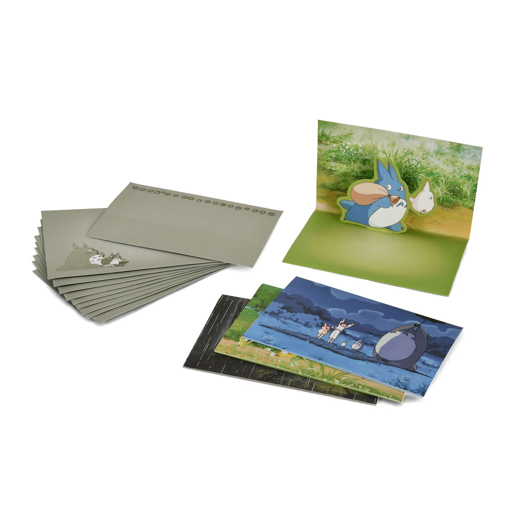 Produktbild Totoro - Vänner 3D Pop-Up Vykort 10-pack