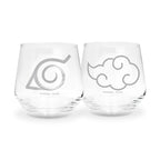 Produktbild Naruto Shippuden - Konoha & Akatsuki Glas 2-pack