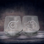 Produktbild Naruto Shippuden - Konoha & Akatsuki Glas 2-pack