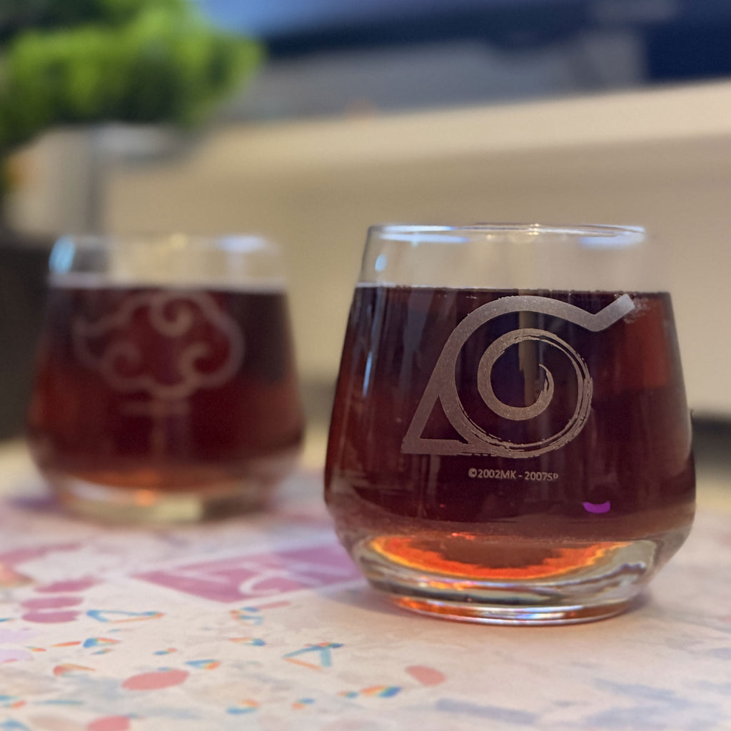 Produktbild Naruto Shippuden - Konoha & Akatsuki Glas 2-pack