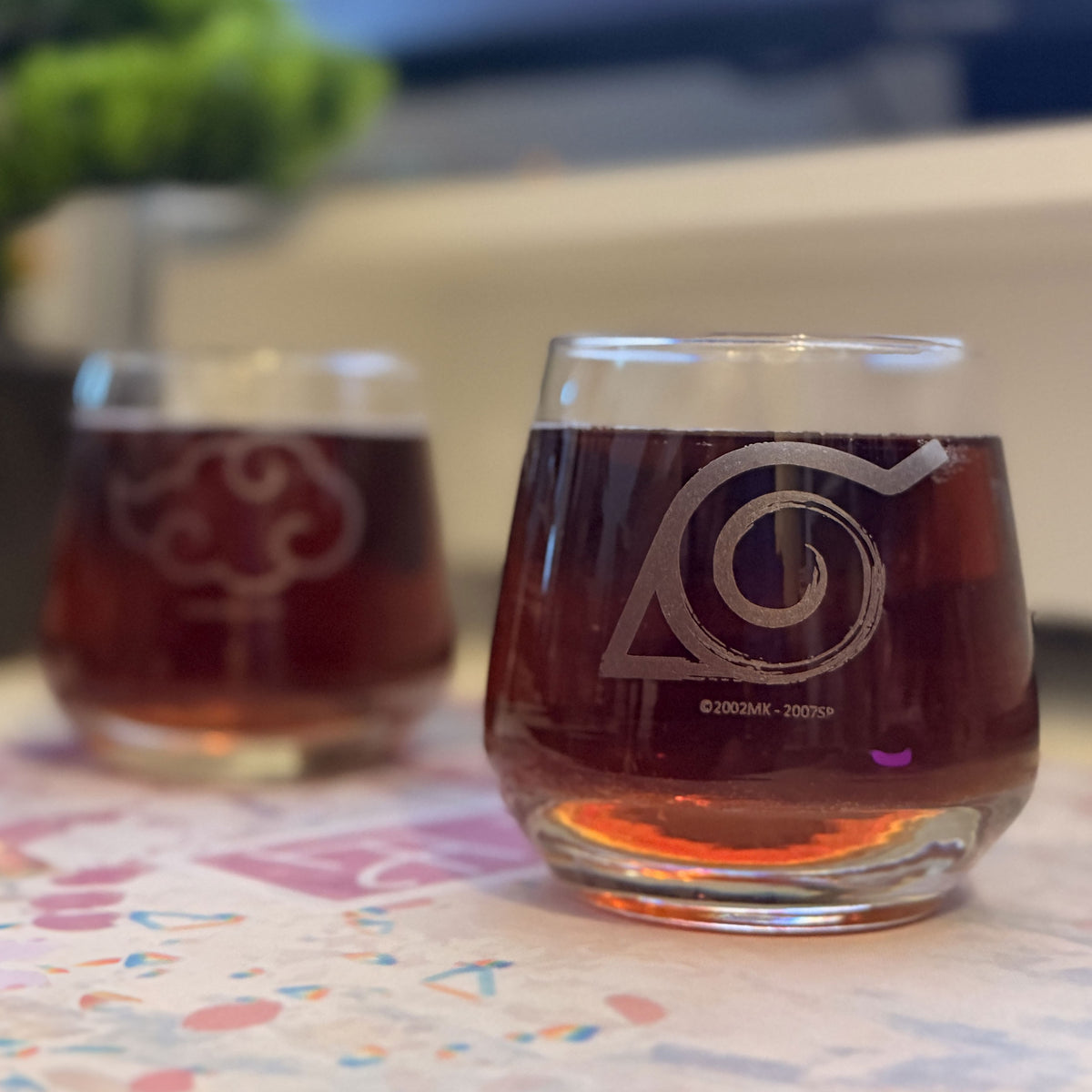 Produktbild Naruto Shippuden - Konoha & Akatsuki Glas 2-pack