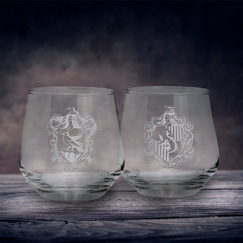 Produktbild Harry Potter - Ravenclaw & Hufflepuff Glas 2-pack