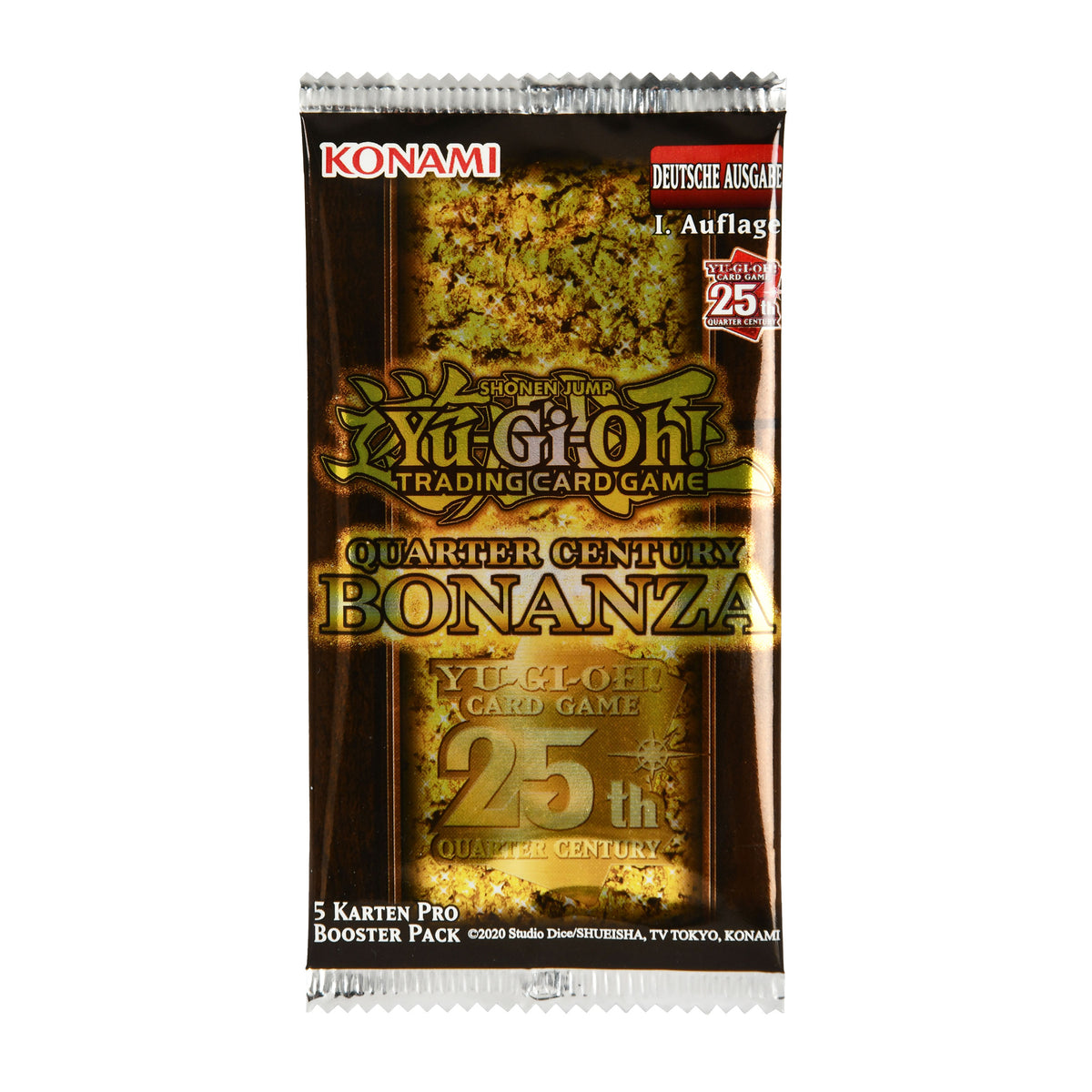 Produktbild Yu-Gi-Oh! - Quarter Century Bonanza samlarkortsbooster tysk version