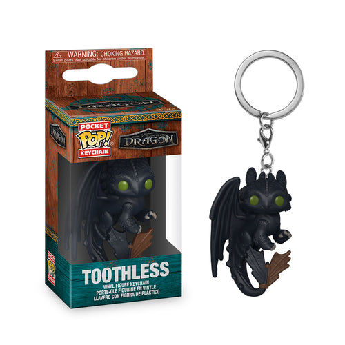 Produktbild Draktränaren - Toothless Funko Pop-nyckelring