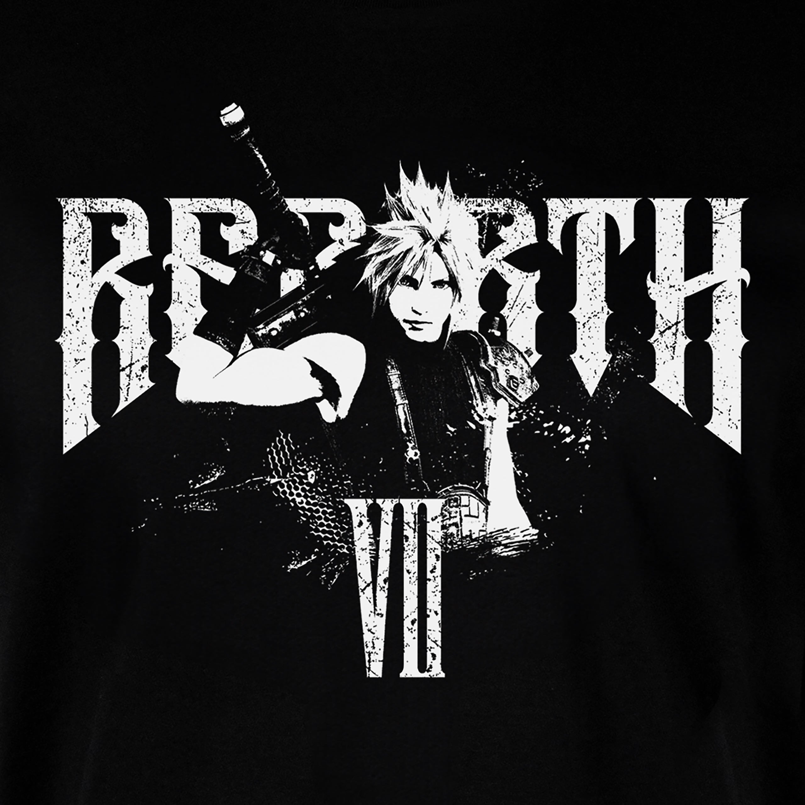 Produktbild Final Fantasy - Rebirth Cloud Strife svart T-shirt