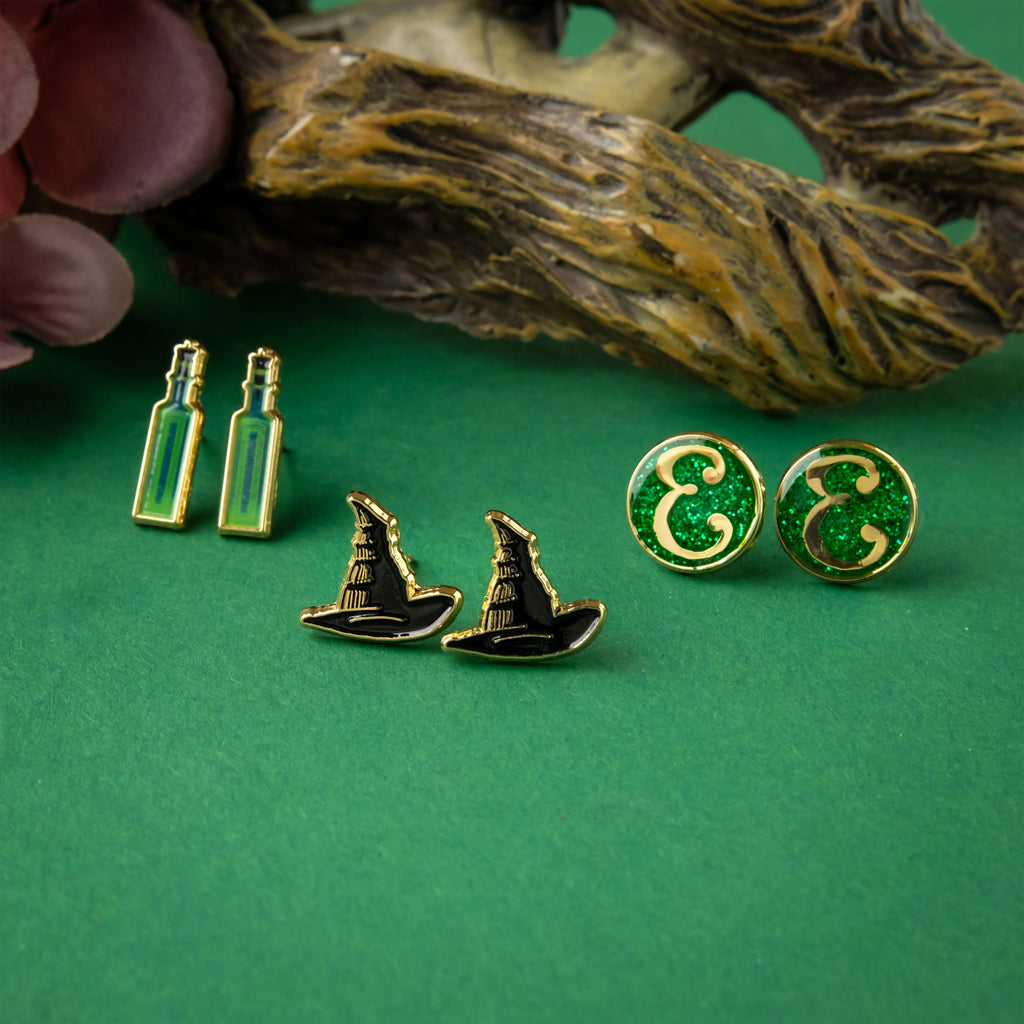 Produktbild Wicked - Elphaba örhängen 3-pack