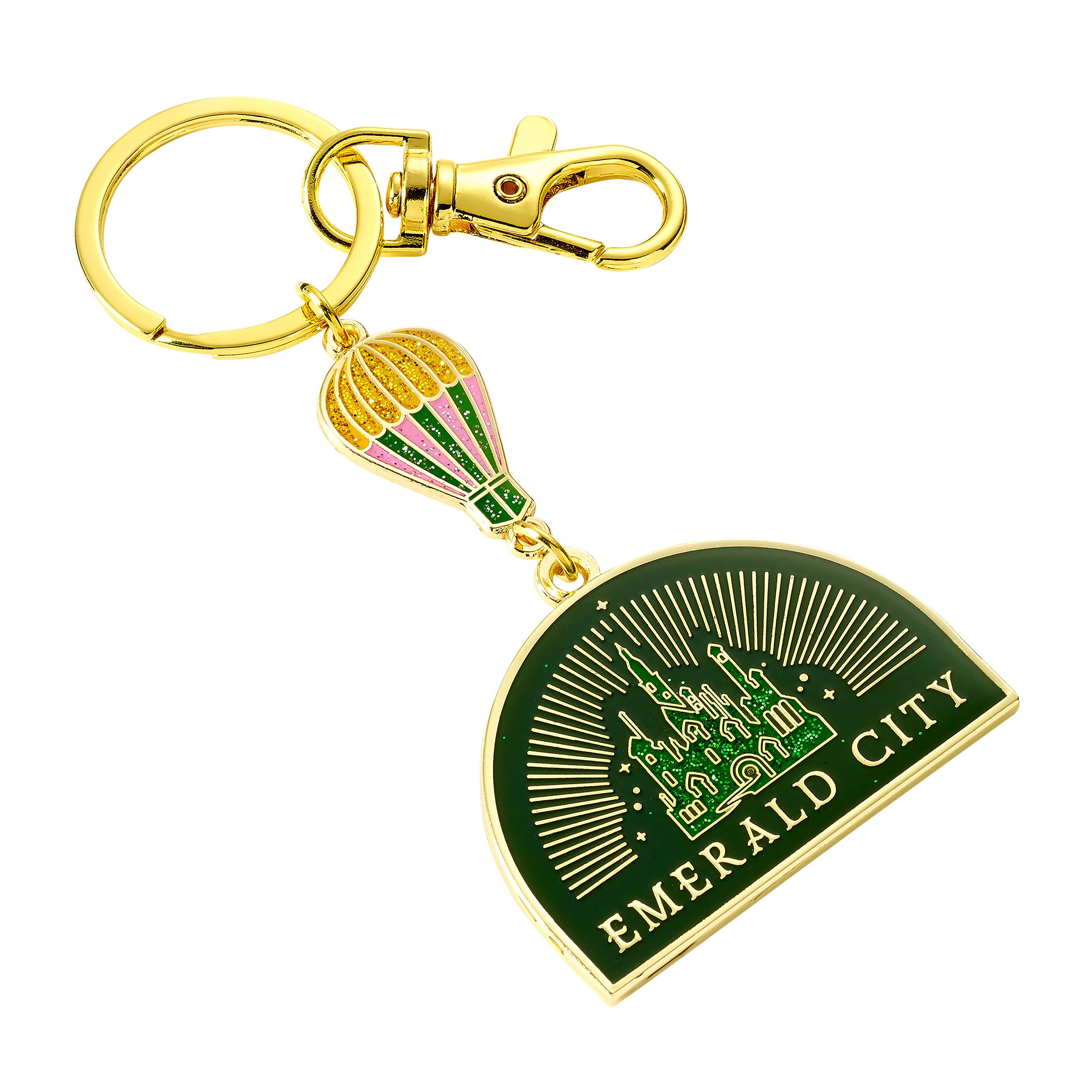 Produktbild Wicked - Emerald City Logonyckelring