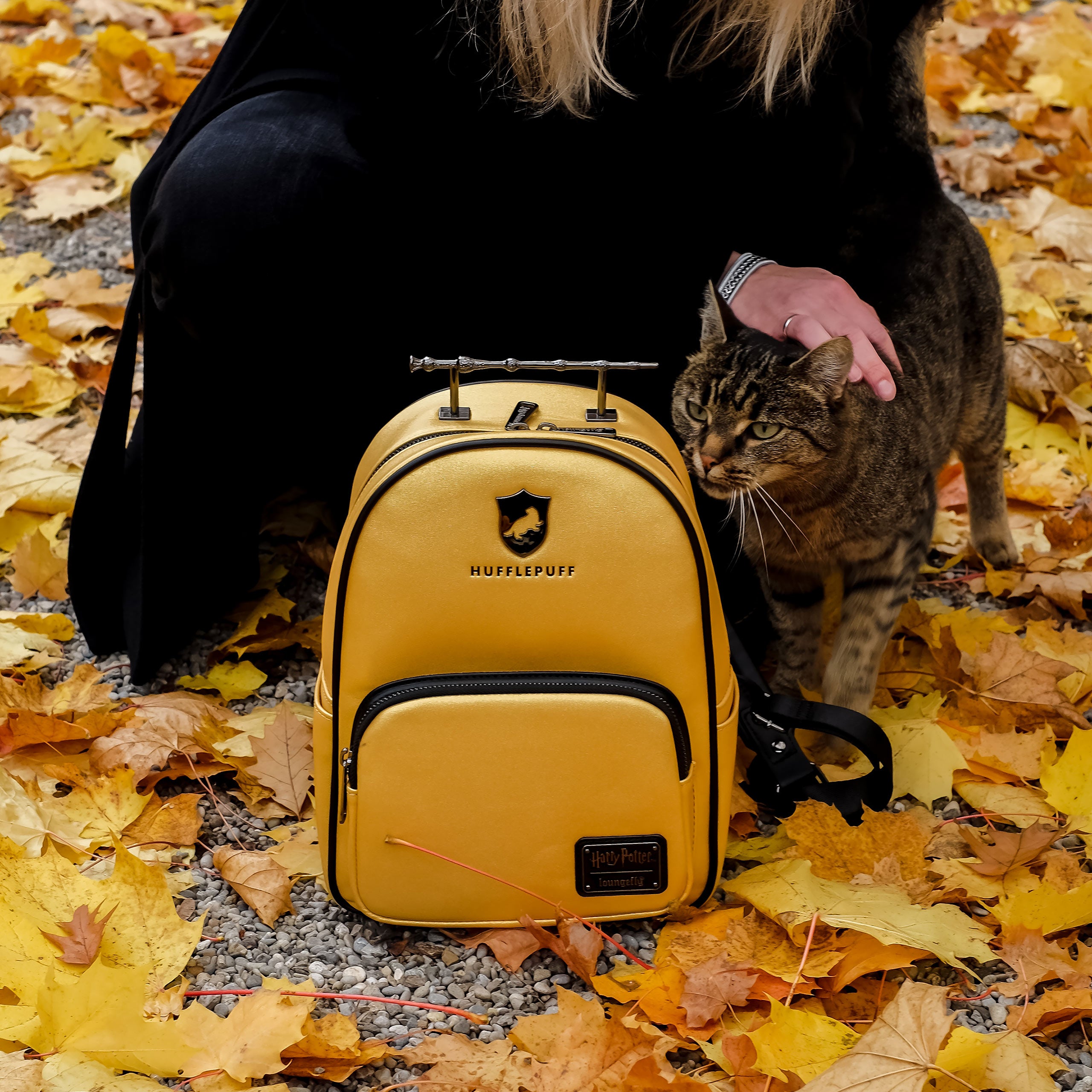 Produktbild Harry Potter - Hufflepuff Glitter Mini Ryggsäck