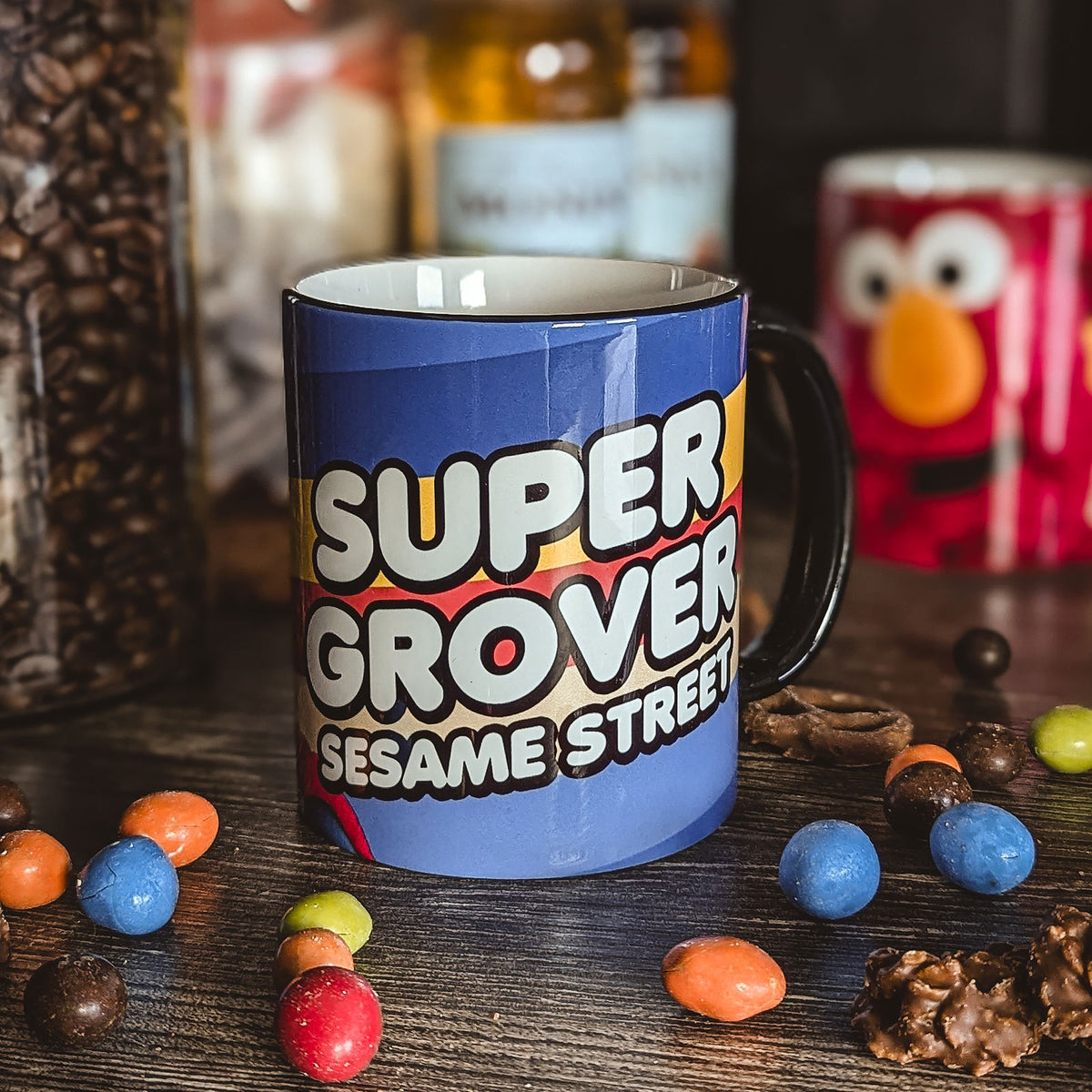 Produktbild Sesamgatan - Super Grover Mugg