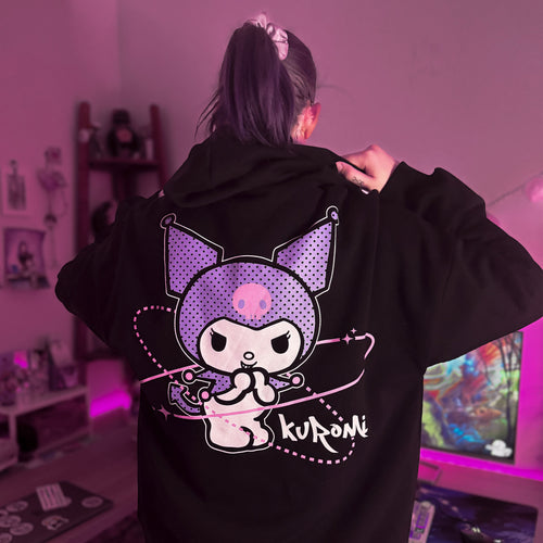 Produktbild Sanrio - Kuromi Hoodie svart