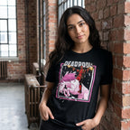 Produktbild Deadpool - Pink Unicorn Ride T-shirt svart