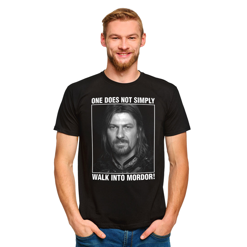 Produktbild Boromir One Does Not Simply Walk Into Mordor T-Shirt - Sagan om Ringen
