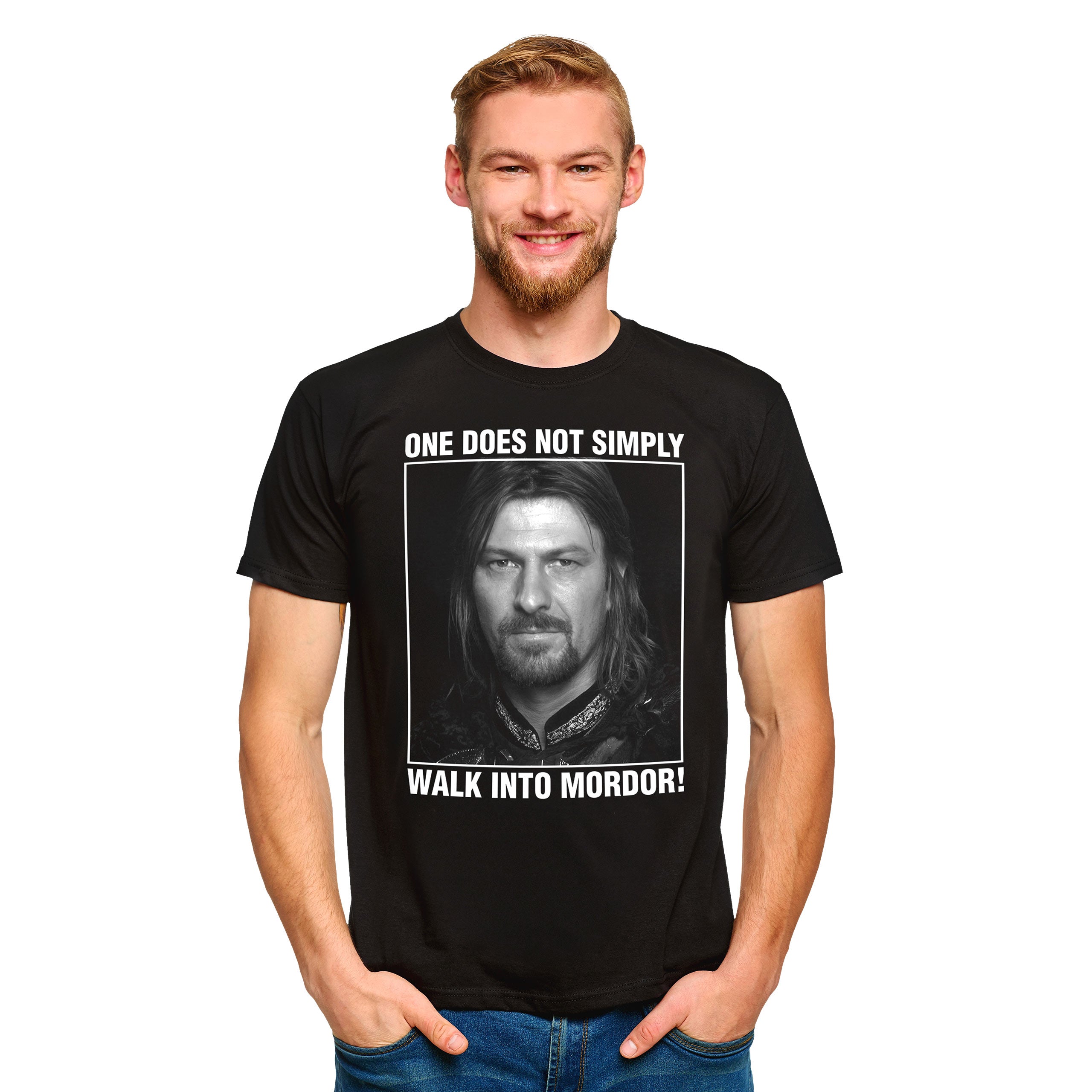 Produktbild Boromir One Does Not Simply Walk Into Mordor T-Shirt - Sagan om Ringen