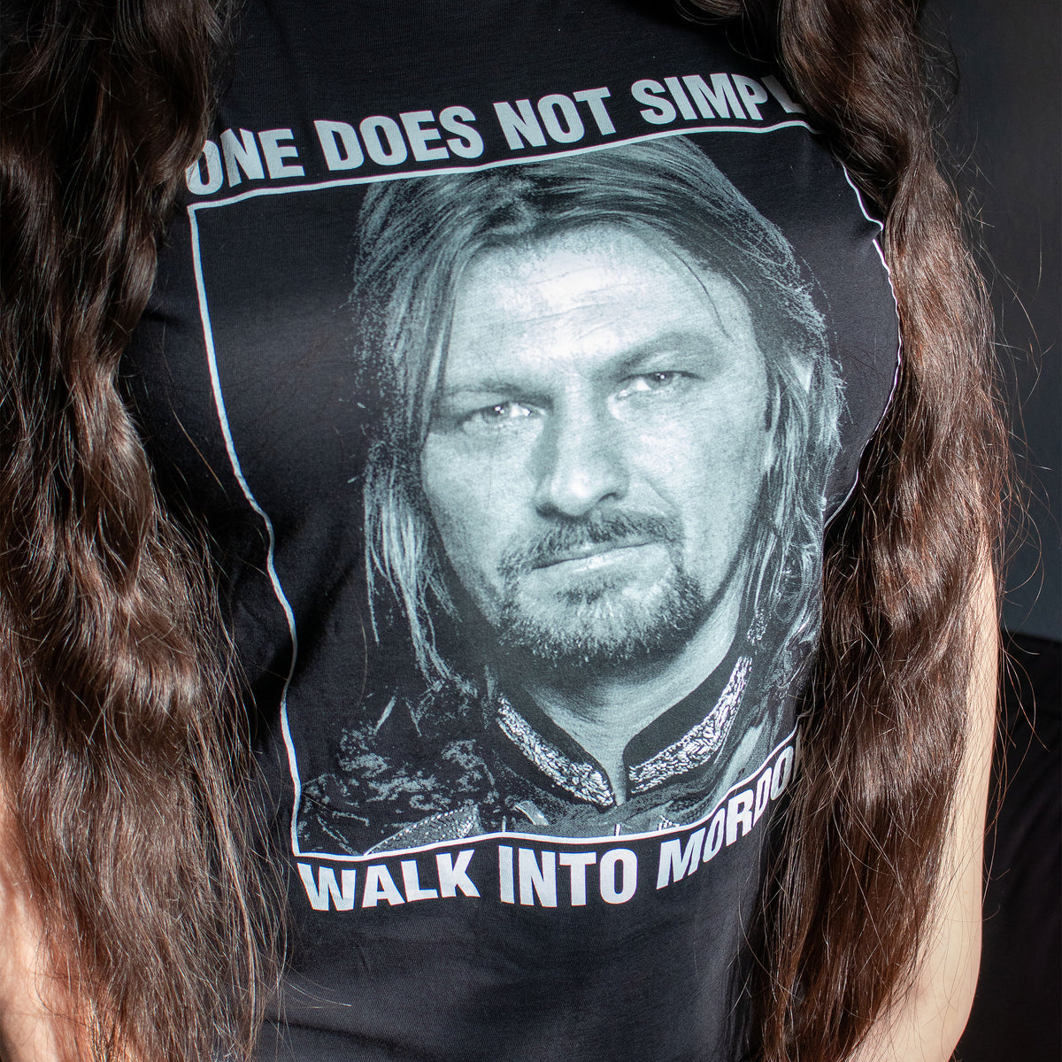 Produktbild Boromir One Does Not Simply Walk Into Mordor T-Shirt - Sagan om Ringen