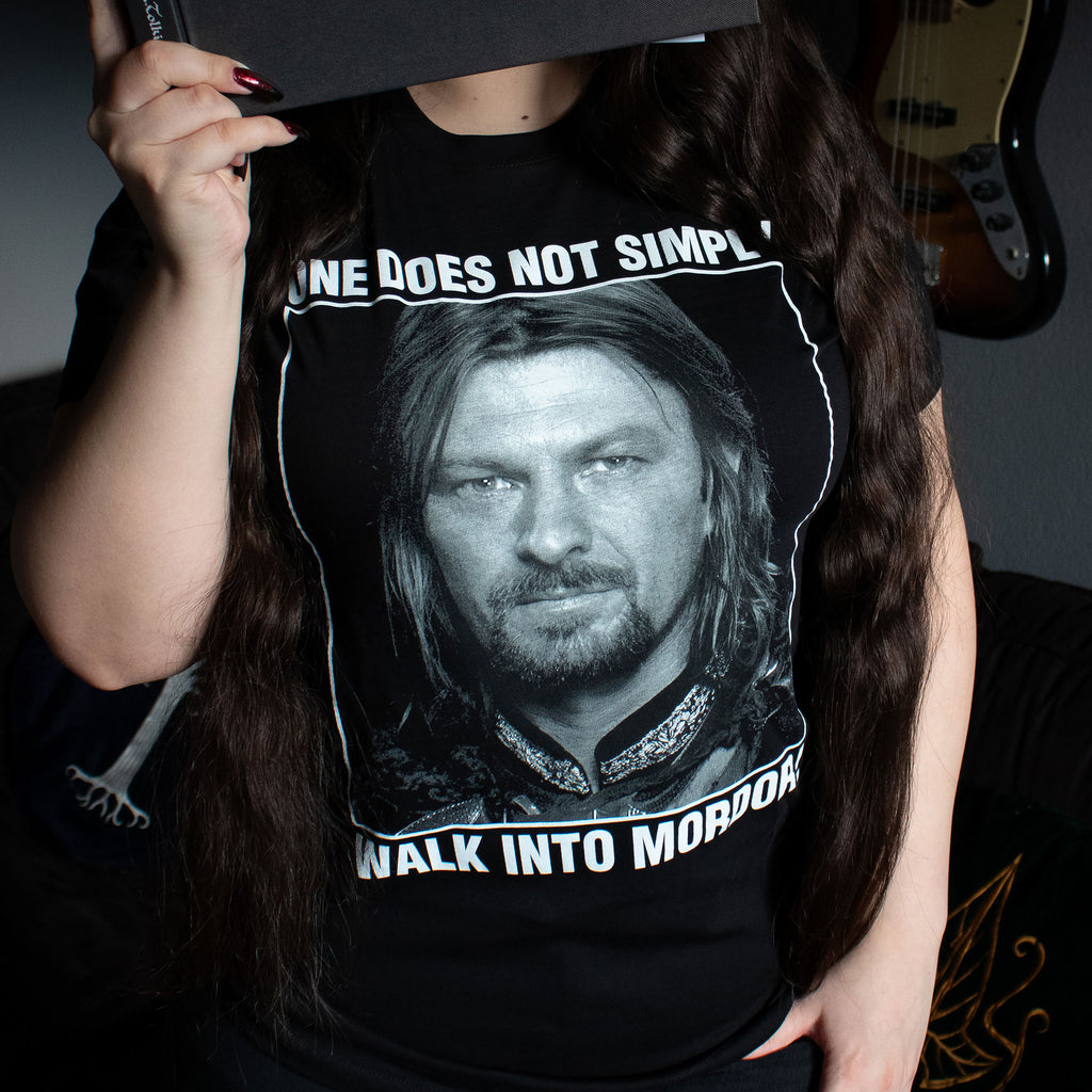 Produktbild Boromir One Does Not Simply Walk Into Mordor T-Shirt - Sagan om Ringen