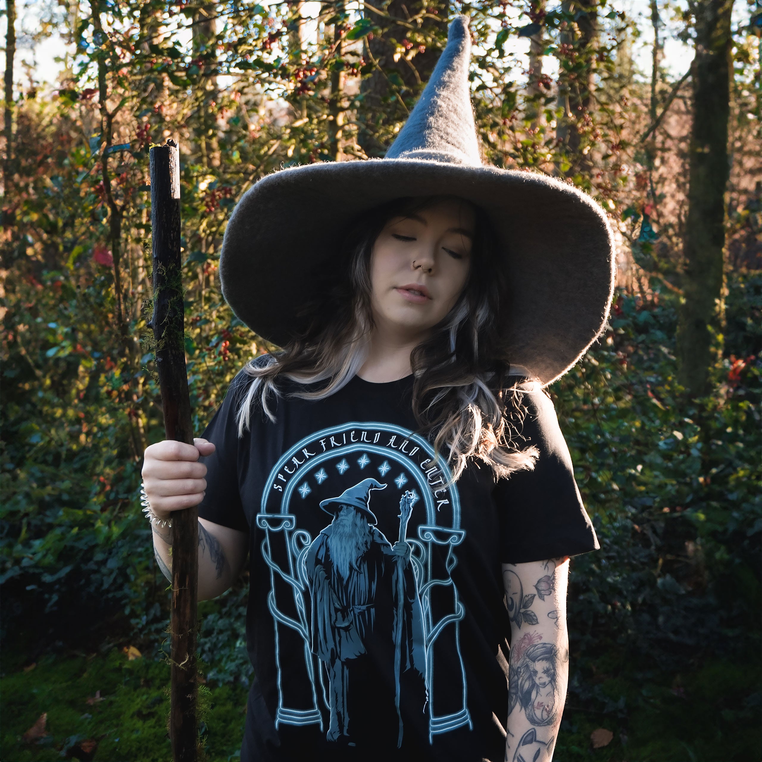 Produktbild Gandalf Durins Dörrar T-shirt - Sagan om Ringen