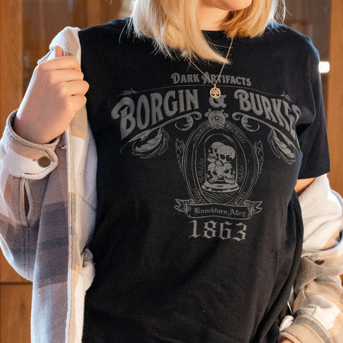 Produktbild Borgin and Burkes T-shirt svart - Harry Potter