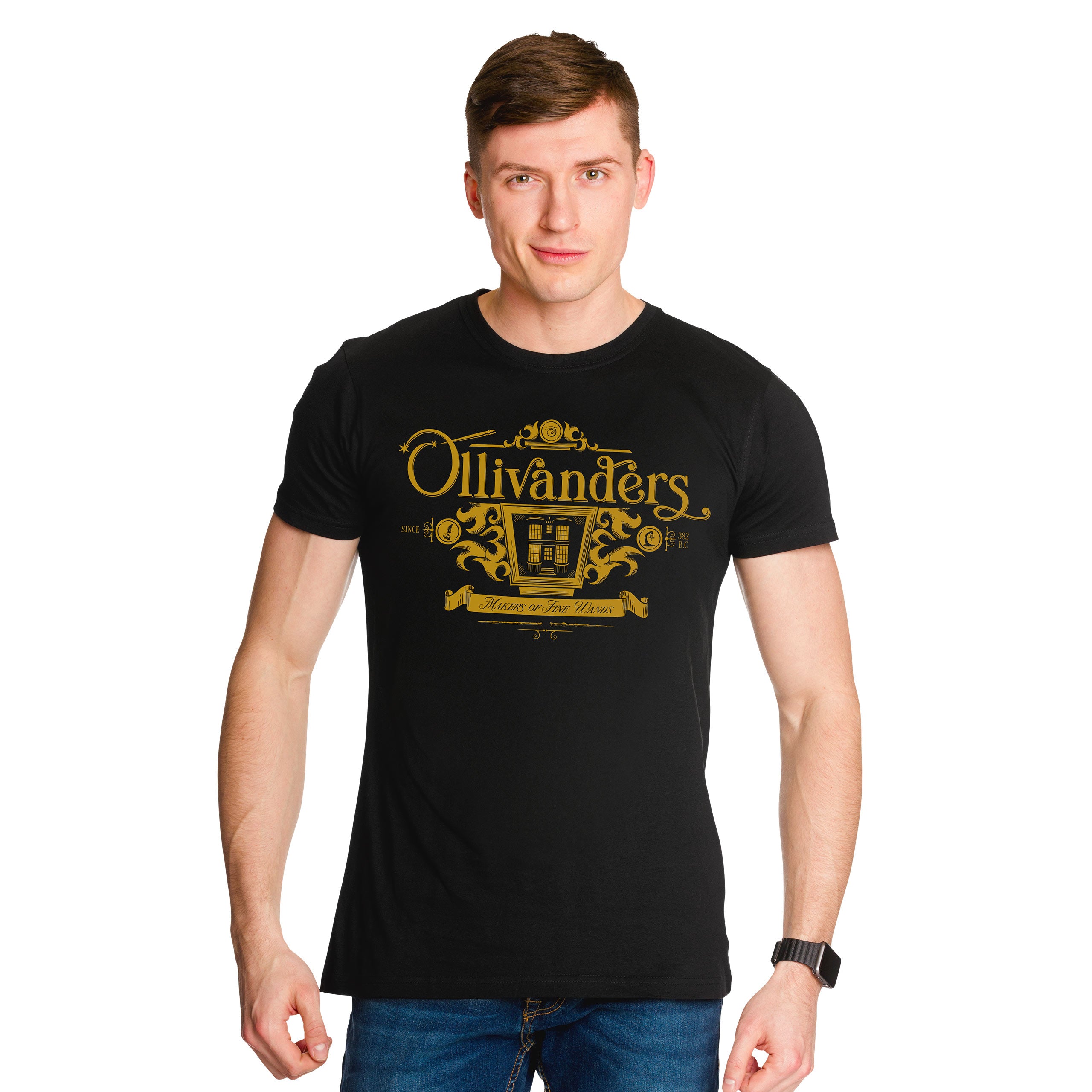 Produktbild Ollivanders T-shirt svart - Harry Potter