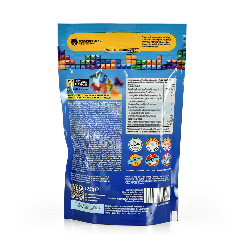 Produktbild Tetris - Powerbeärs fruktsnacks