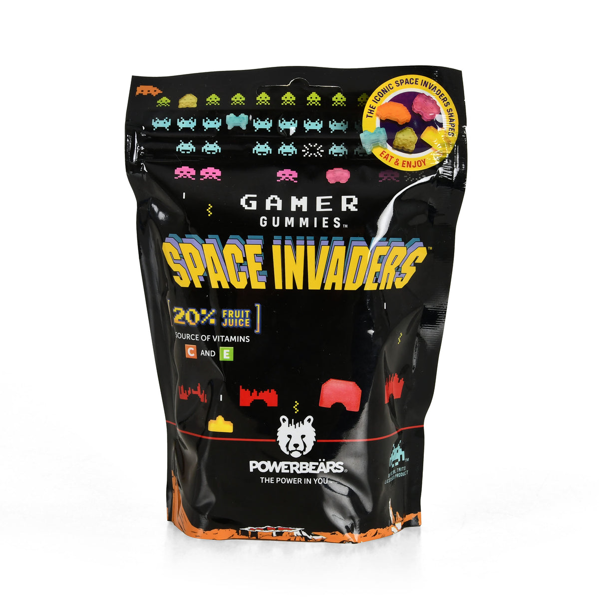 Produktbild Space Invaders - Powerbeärs fruktgelé