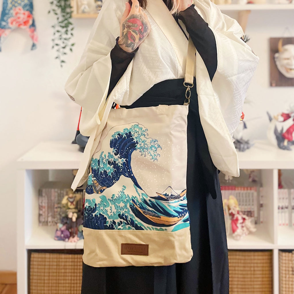 Produktbild Den stora vågen vid Kanagawa - Katsushika Hokusai shoppingväska