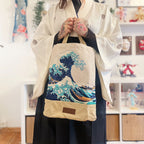 Produktbild Den stora vågen vid Kanagawa - Katsushika Hokusai shoppingväska