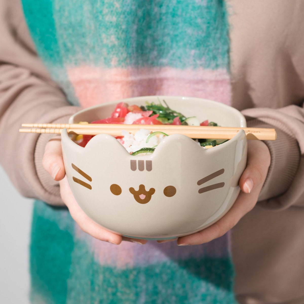 Produktbild Pusheen - Ramen-skål med ätpinnar