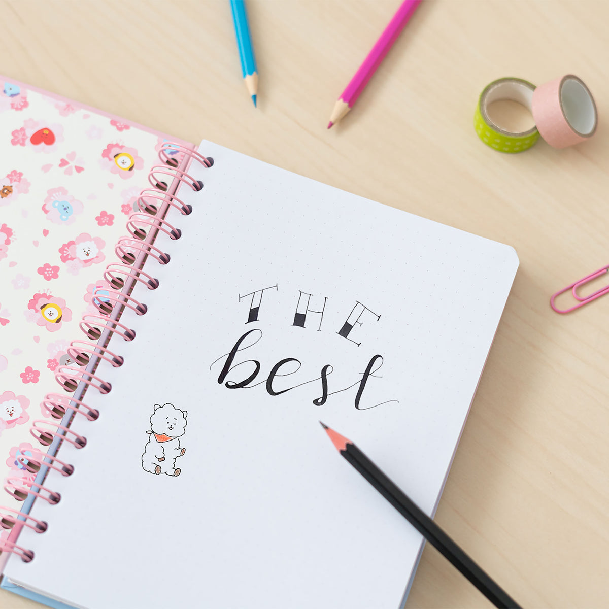 Product image BT21 - Cherry Blossom Notebook