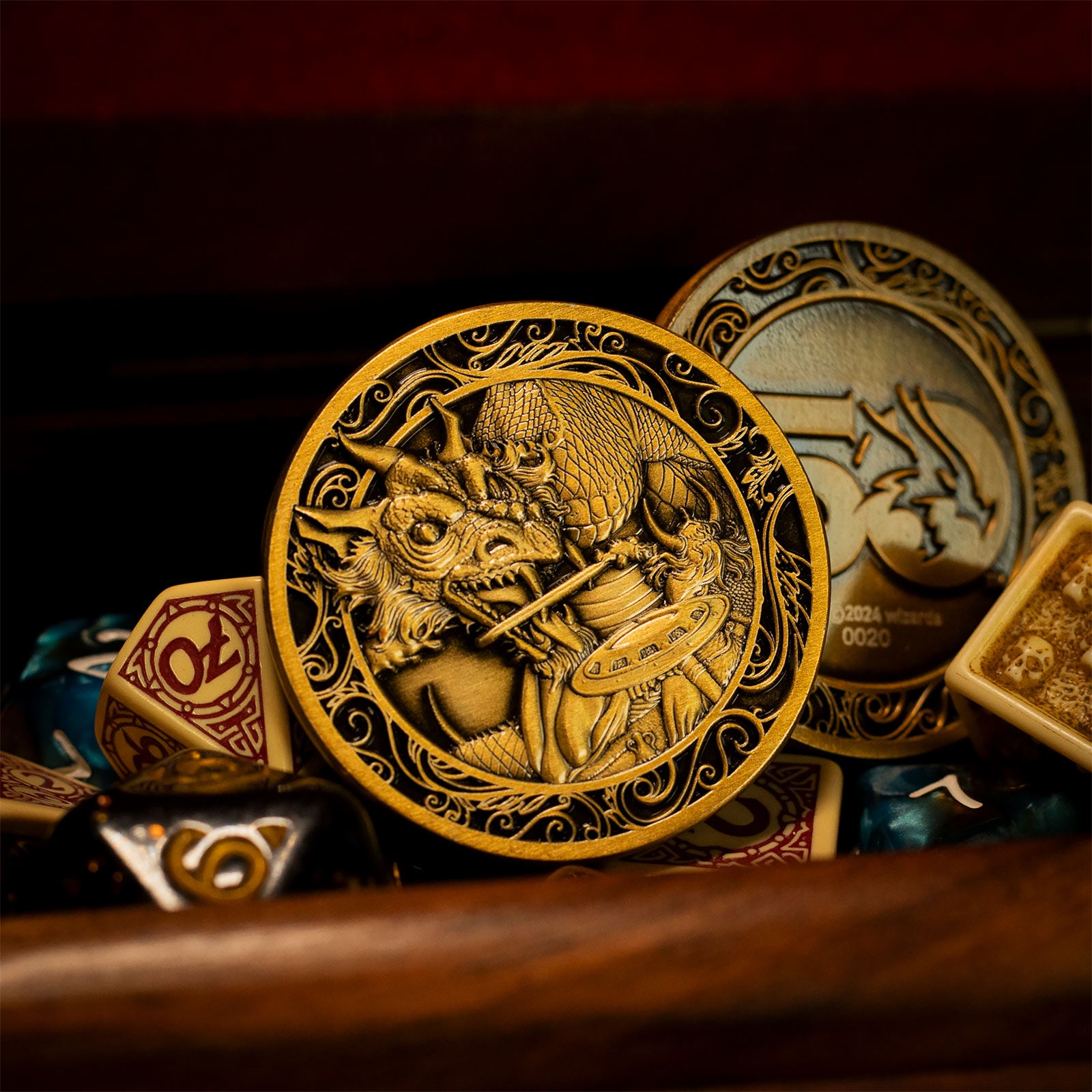 Produktbild Dungeons & Dragons - 50-årsjubileums samlarmynt begränsad upplaga