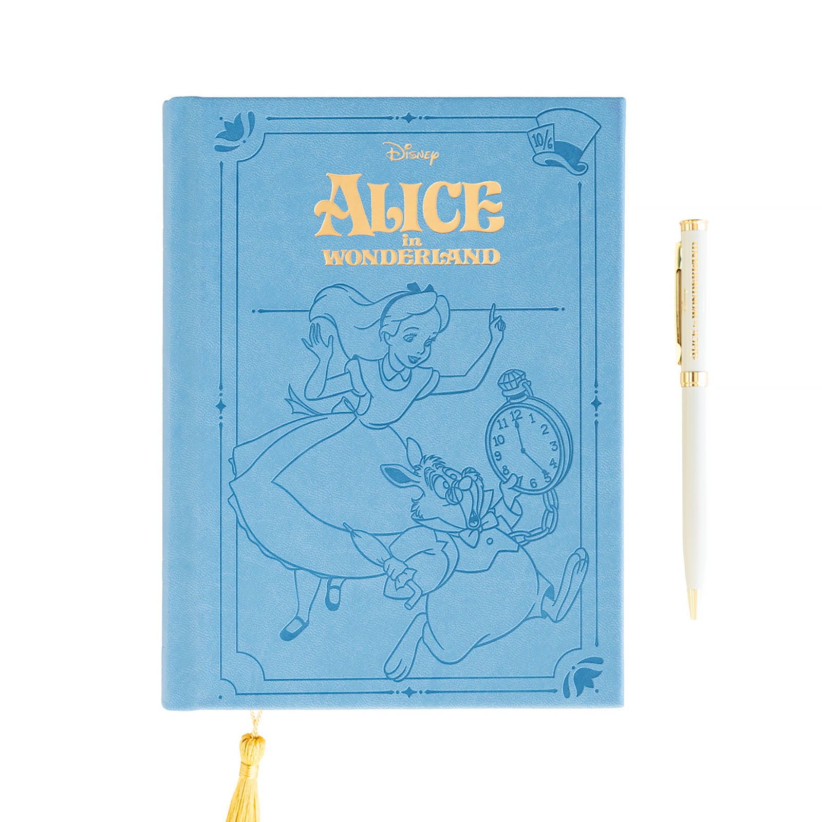 Produktbild Alice i Underlandet - Premium Anteckningsbok Tea Time med kulspetspenna