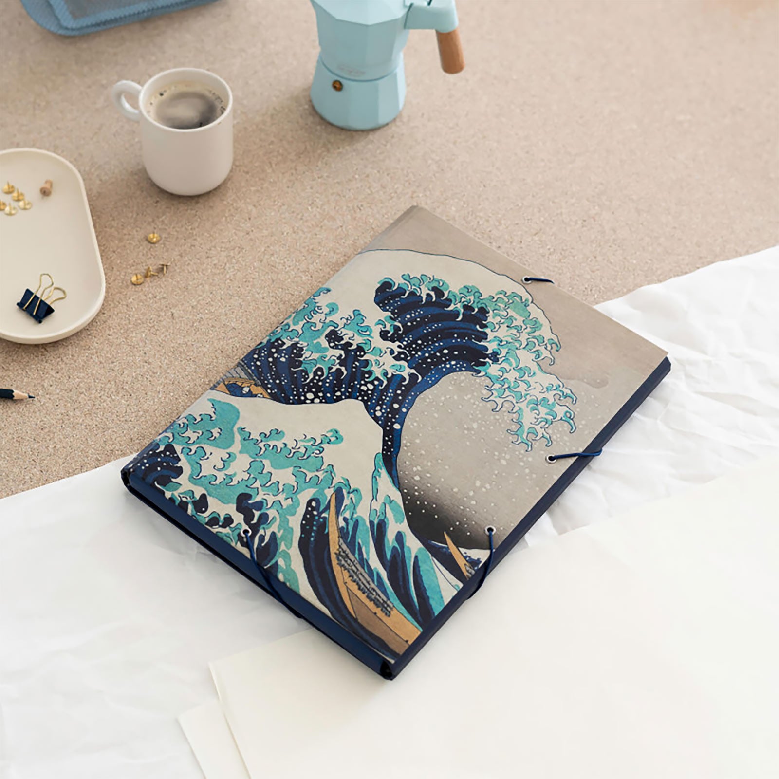 Produktbild Den stora vågen vid Kanagawa - Katsushika Hokusai Dokumentmapp
