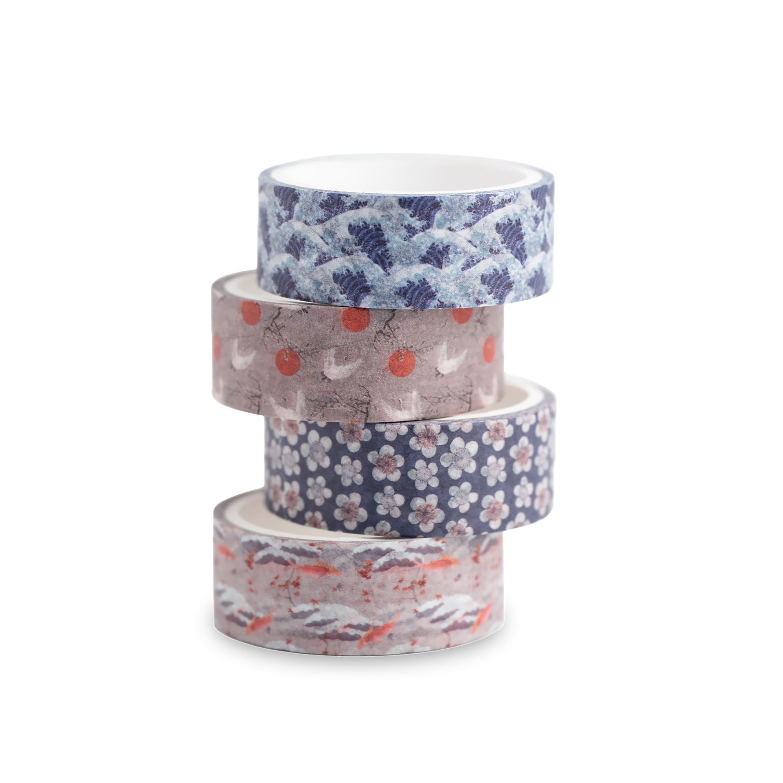 Produktbild Den stora vågen vid Kanagawa - Katsushika Hokusai Washi Tejp 4-pack