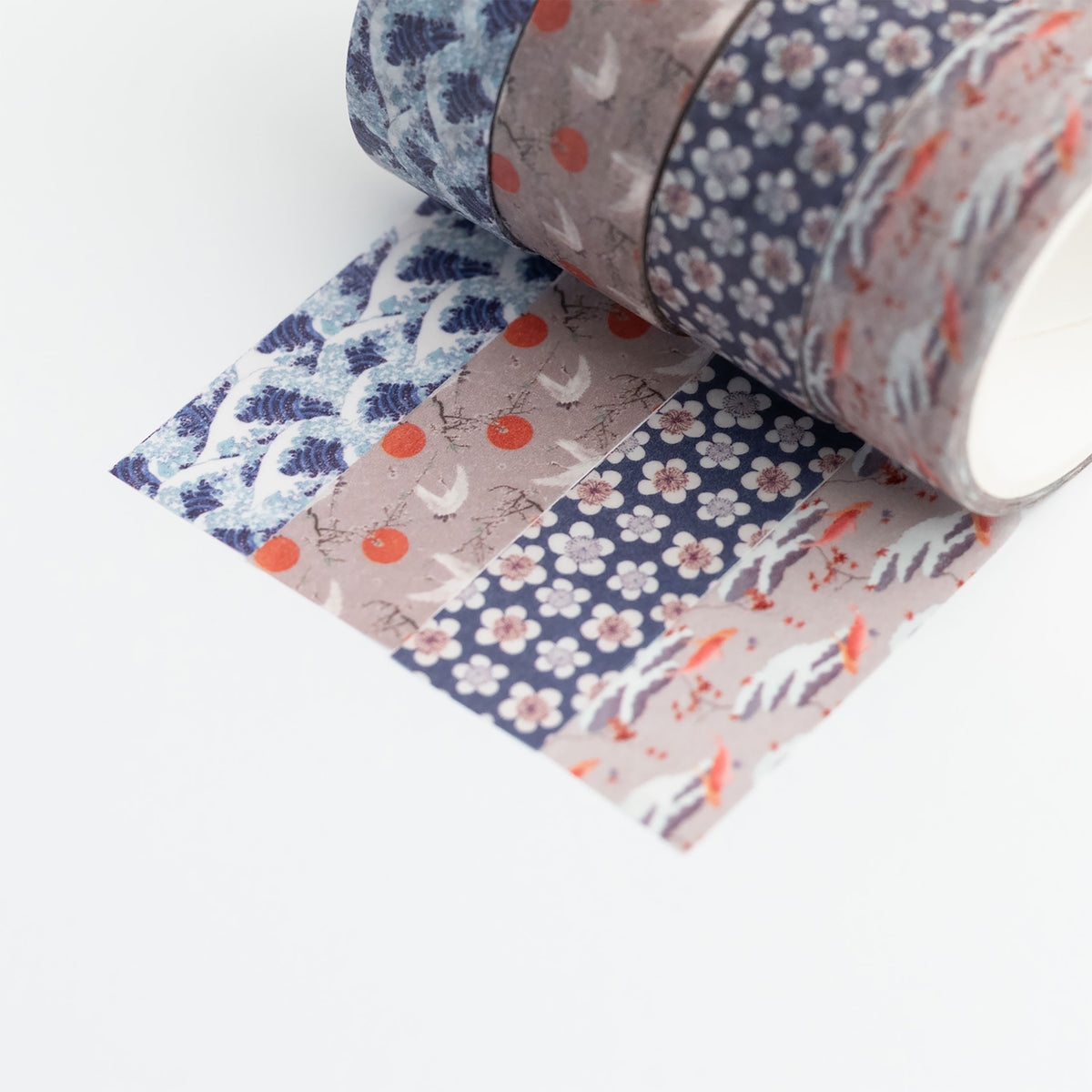 Produktbild Den stora vågen vid Kanagawa - Katsushika Hokusai Washi Tejp 4-pack