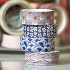 Produktbild Den stora vågen vid Kanagawa - Katsushika Hokusai Washi Tejp 4-pack