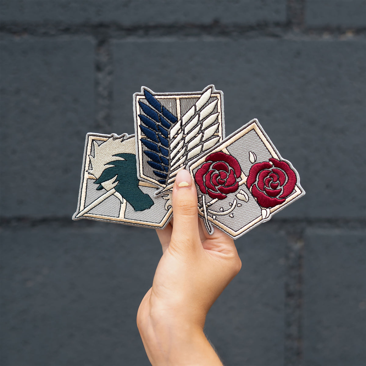 Produktbild Attack on Titan - Scout Patch 3-delarsset