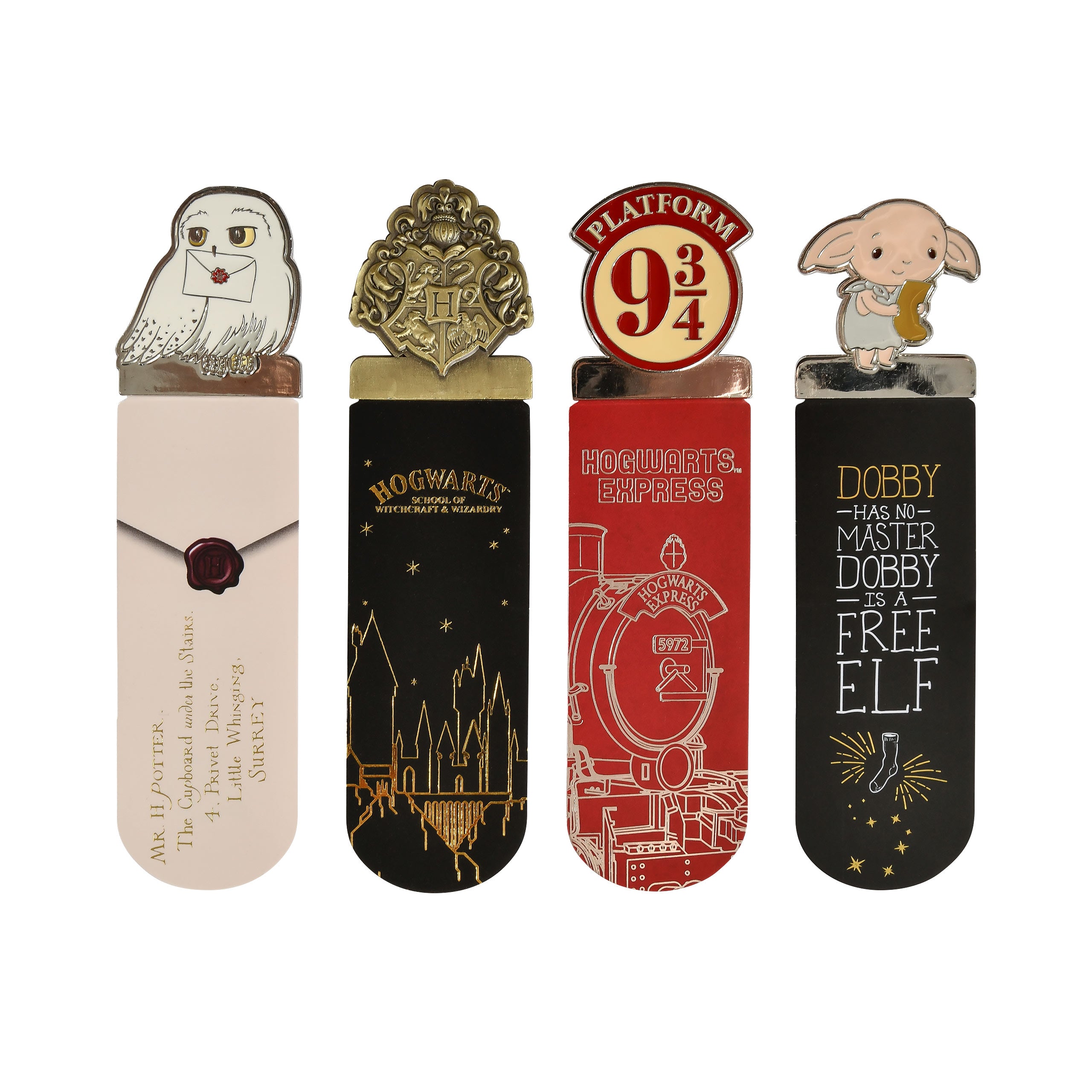 Produktbild Harry Potter - Bokmärkeset 4-pack