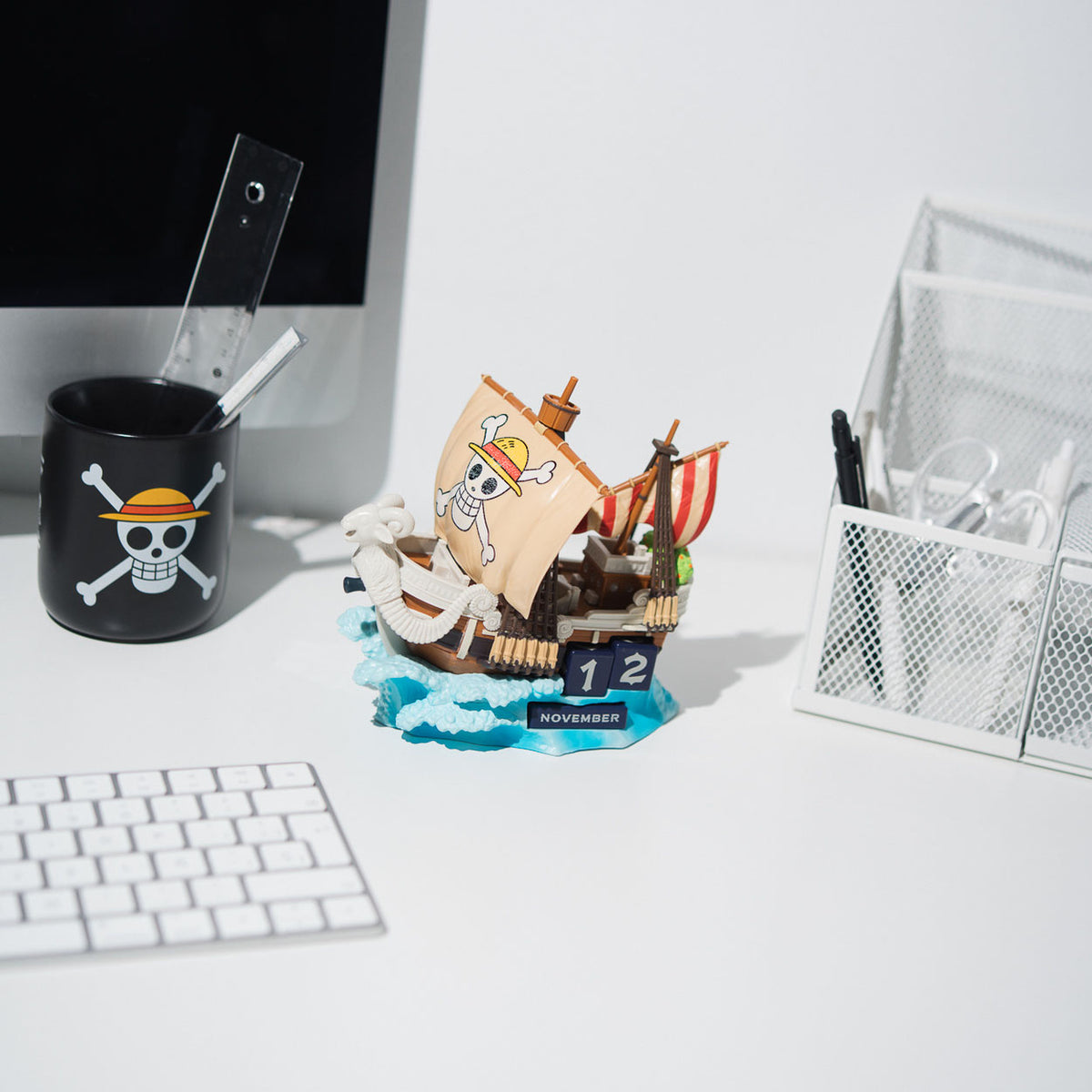 Produktbild One Piece - Going Merry 3D-evighetskalender