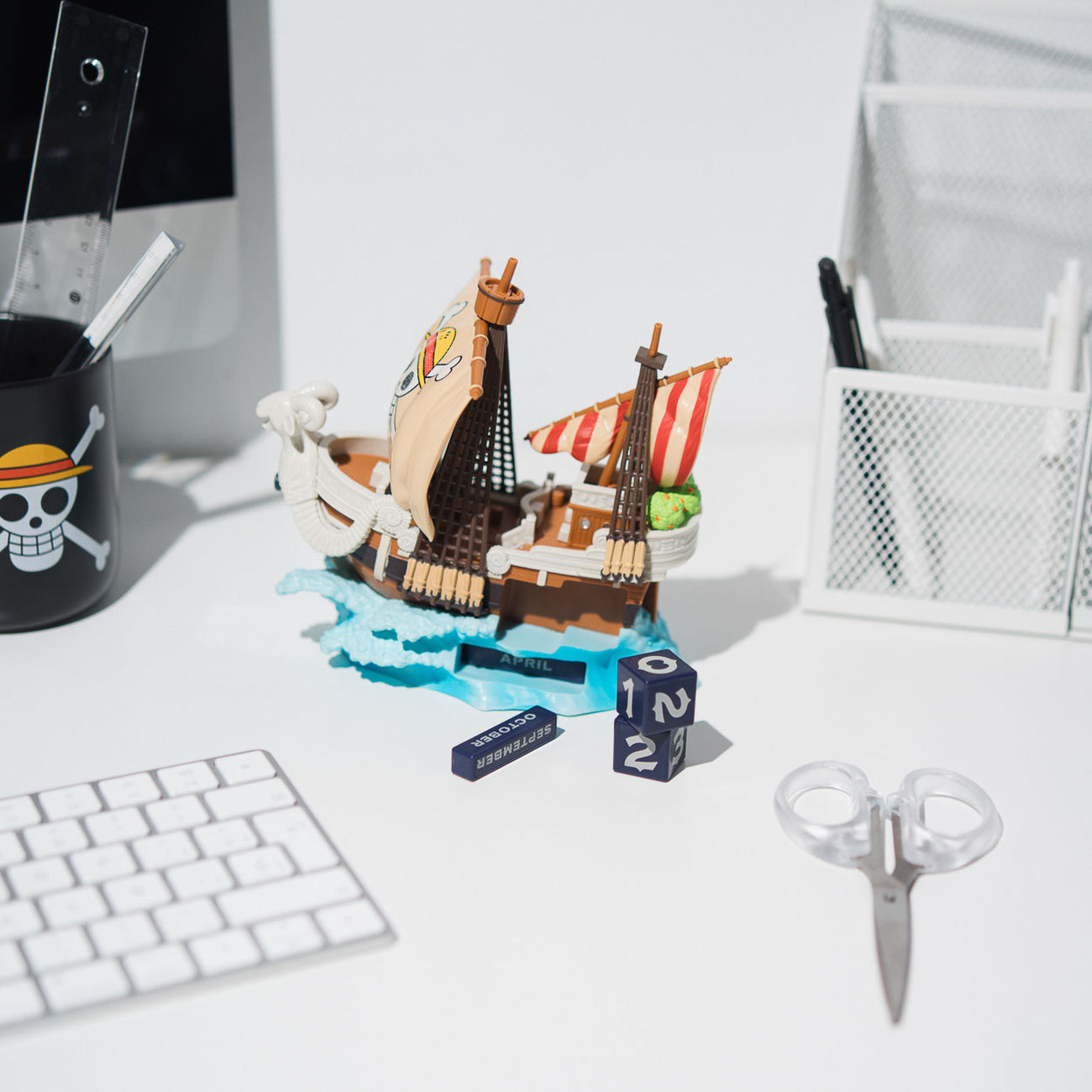 Produktbild One Piece - Going Merry 3D-evighetskalender